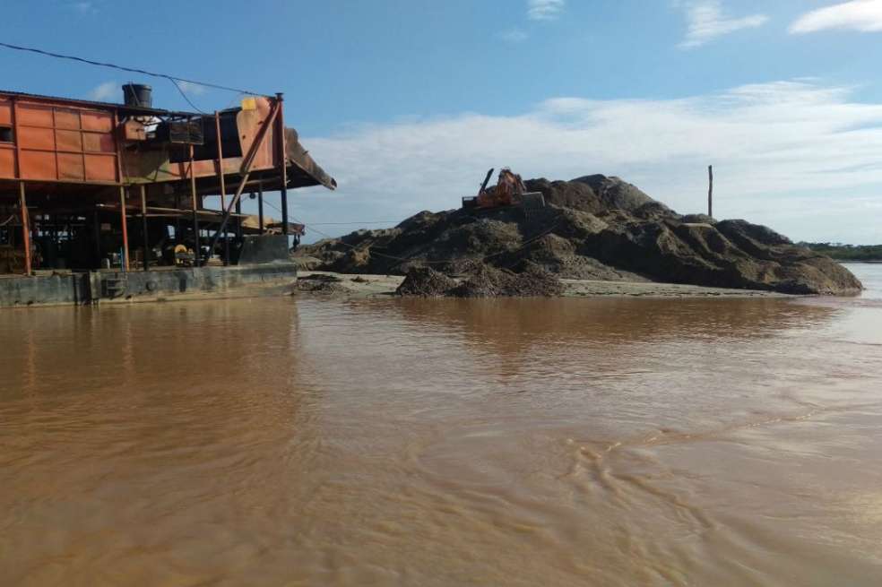Son diez ríos los contaminados por la minería ilegal. / Cortesía Fiscalía