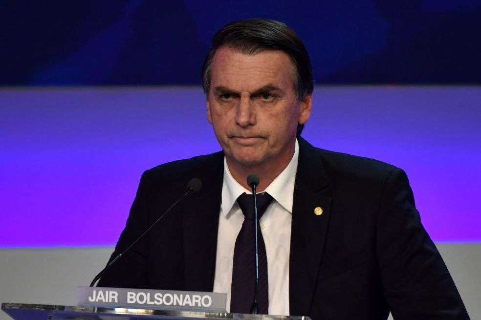 El ultraderechista Jair Bolsonaro está capitalizando el malestar de los brasileños. Sin Lula, es el favorito. / AFP