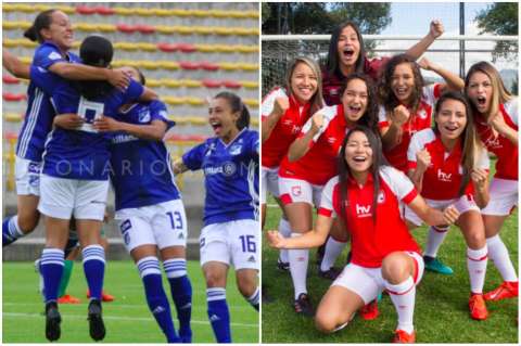 Habrá clásico Millonarios-Santa Fe en los cuartos de la liga femenina