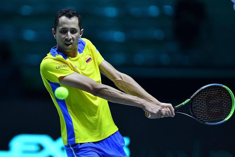 Colombia perdió con Italia en la Copa Davis.