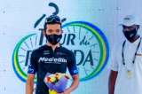 Brayan Sánchez, brillante en Ruanda: ganó la primera etapa y es líder