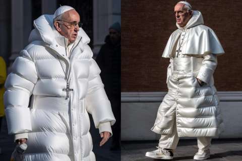 Estas fotos del papa Francisco son falsas, ¿cómo se crearon?