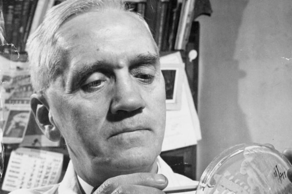 Retrato de Alexander Fleming, el padre de la penicilina. / Wikimedia – creative commons / Ministry of Information Second World War Official Collection -