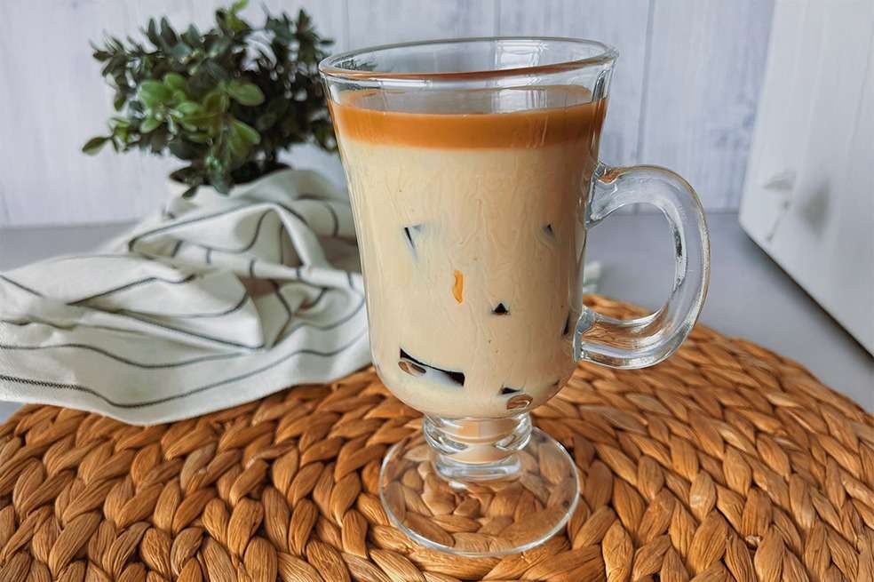 Jelly coffee latte