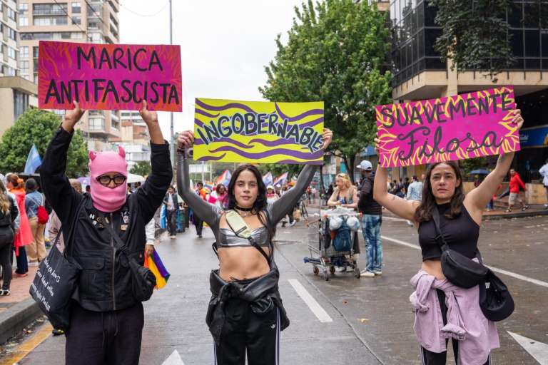 Marcha del Orgullo LGBTIQ+ 2026 en Bogotá.