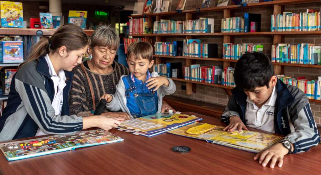 Las recomendadas fueron: Biblioteca El Tintal Manuel Zapata Olivella, Biblioteca Julio Mario Santodomingo, Biblioteca Nacional de Colombia, Biblioteca Virgilio Barco.