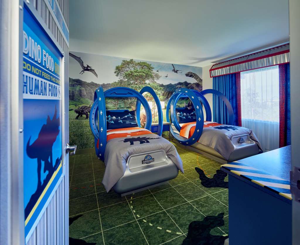 Loews Royal Pacific Resort - Jurassic World Kids’ Suite.