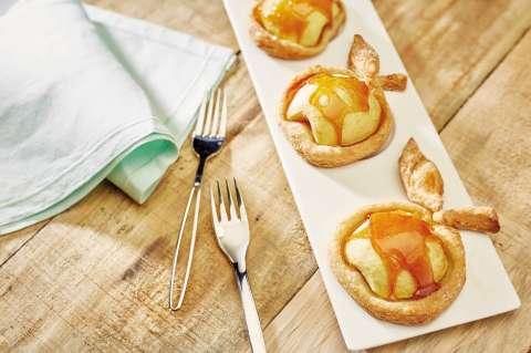 Receta de manzanas hojaldradas, el postre ideal a cualquier hora del día