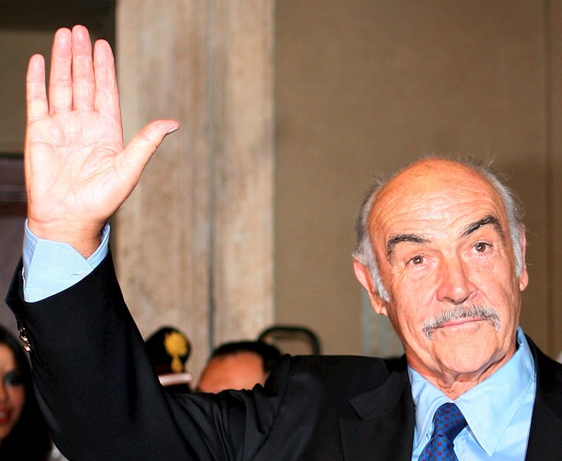 Sean Connery, actor de origen escocés.