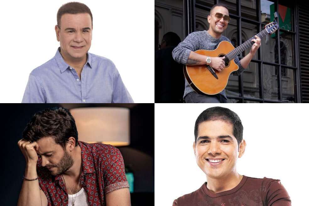 Estos son algunos de los artistas que hará parte de la iniciativa "Vallenato en casa", de la plataforma de música Deezer. / Cortesía