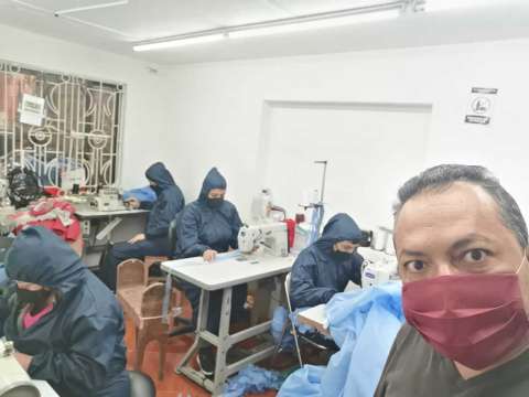 Días de coronavirus y de héroes anónimos: la familia Fajardo Duarte y los tapabocas