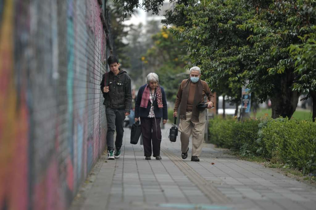 Adultos mayores en Bogotá.