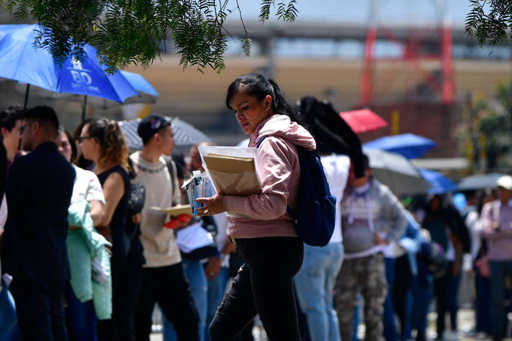 Feria de empleabilidad realizado en el Movistar Arena de Bogotá