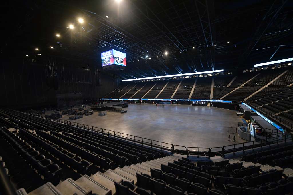 Aspectos del nuevo Coliseo live ubicado en la calle 80 de Bogotá