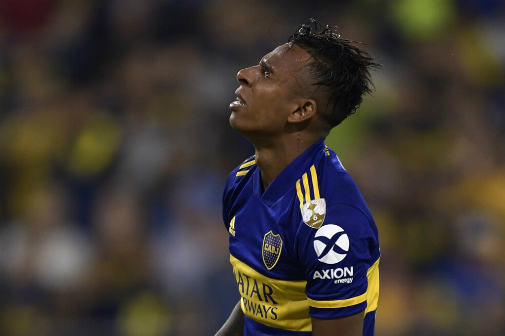Sebastián Villa, quien también ha estado en la selección de Colombia, fue campeón con Boca Juniors del último torneo de primera división del fútbol argentino. / AFP