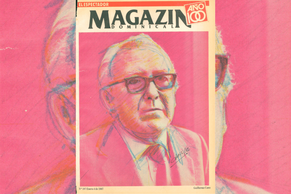 Guillermo Cano fue portada del Magazín el 4 de enero de 1987, un par de semanas después de su asesinato.