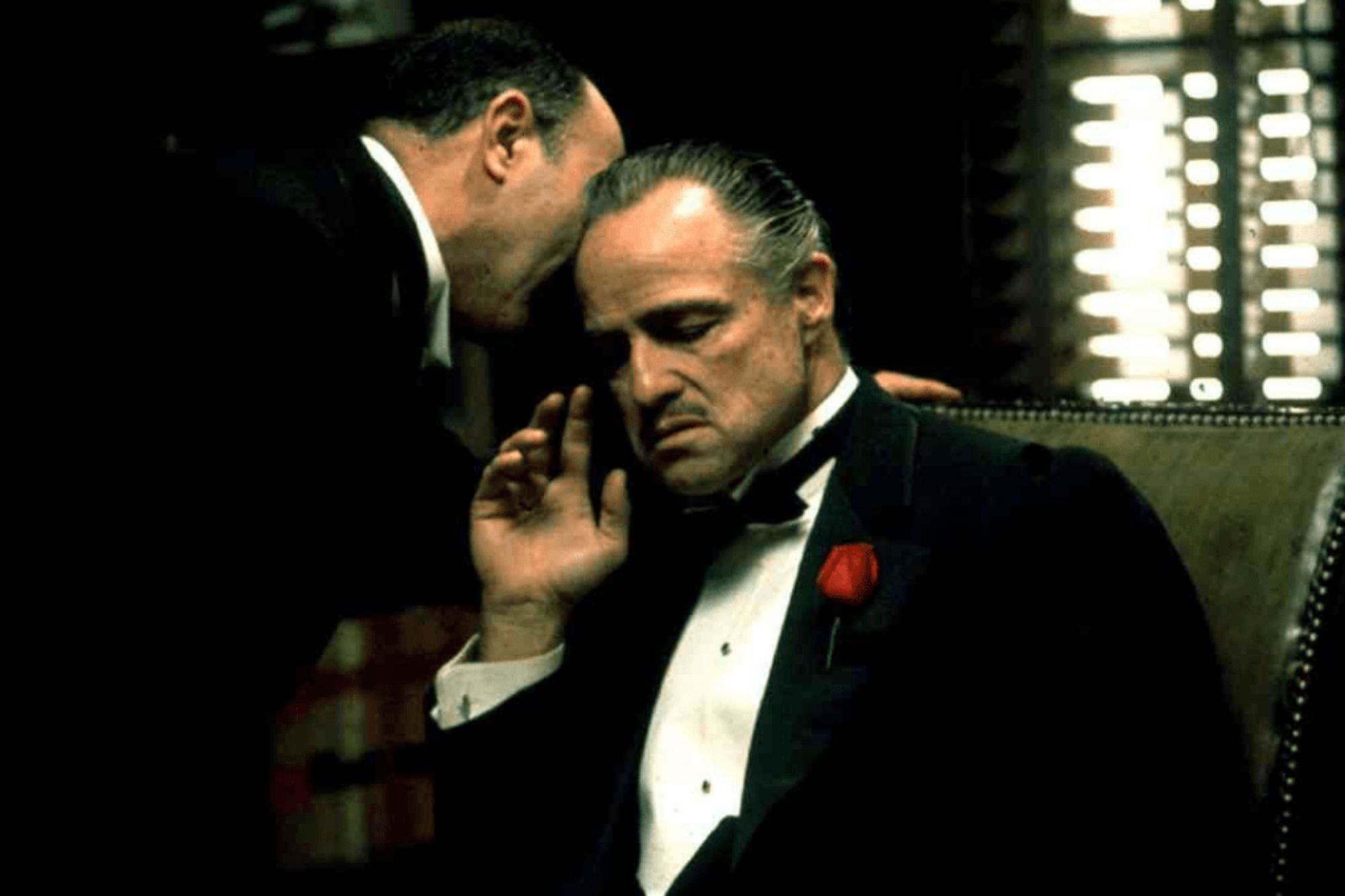Una escena de "El padrino".