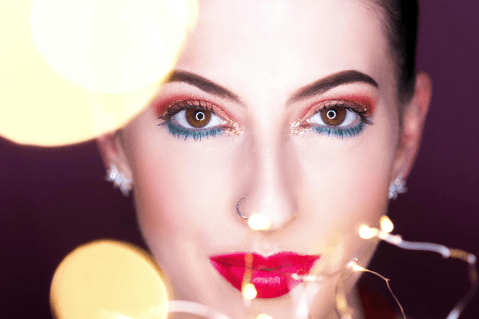 Maquillaje de Navidad: ideas para usar este 24 de diciembre