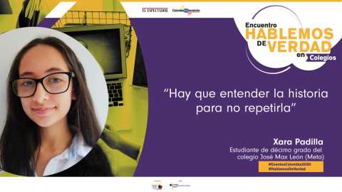 “Entender por qué somos diferentes es una base sólida para la paz”: estudiante del Meta