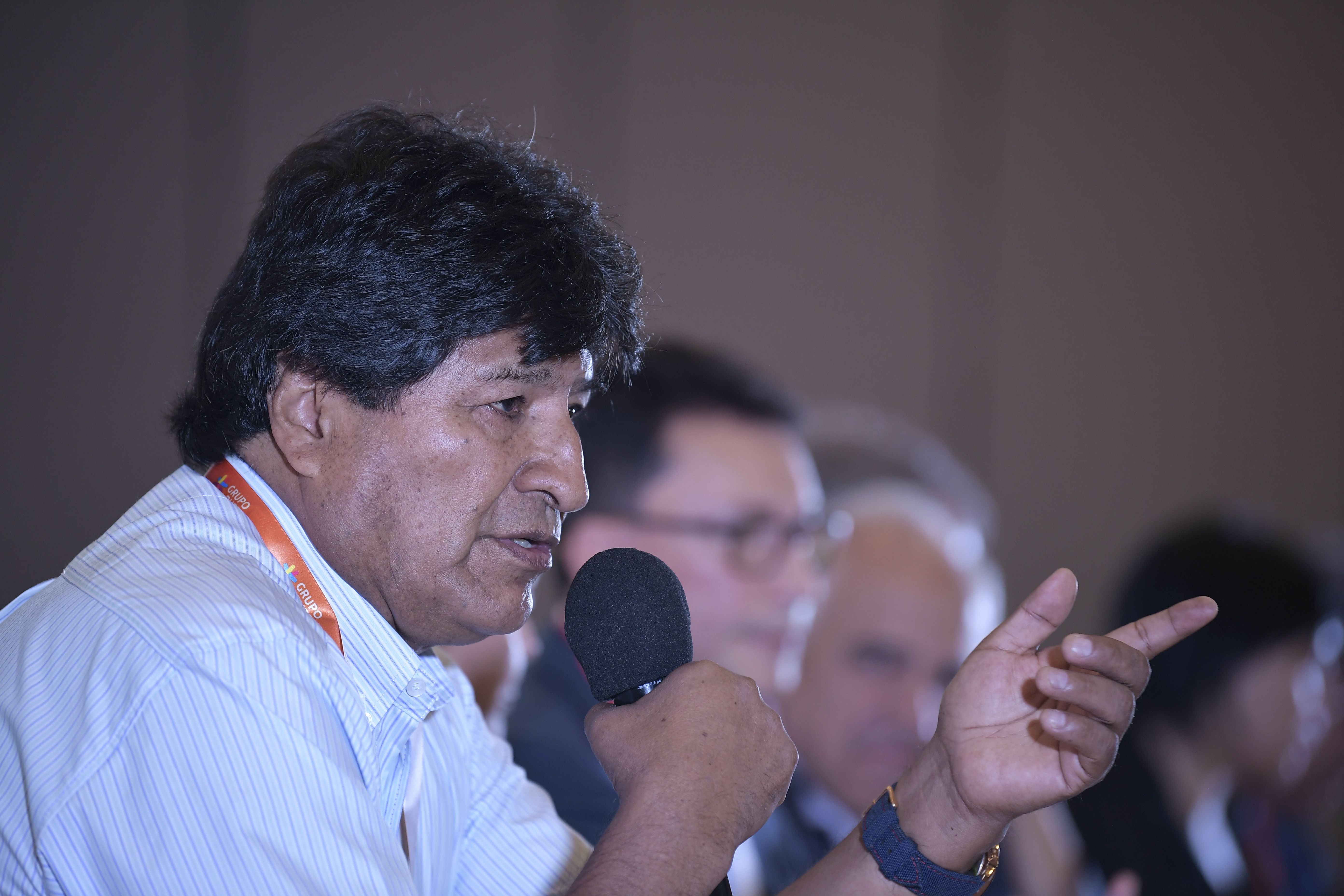 Expresidente de Bolivia, en el VIII Encuentro del Grupo de Puebla realizado en Santa Marta 2022.