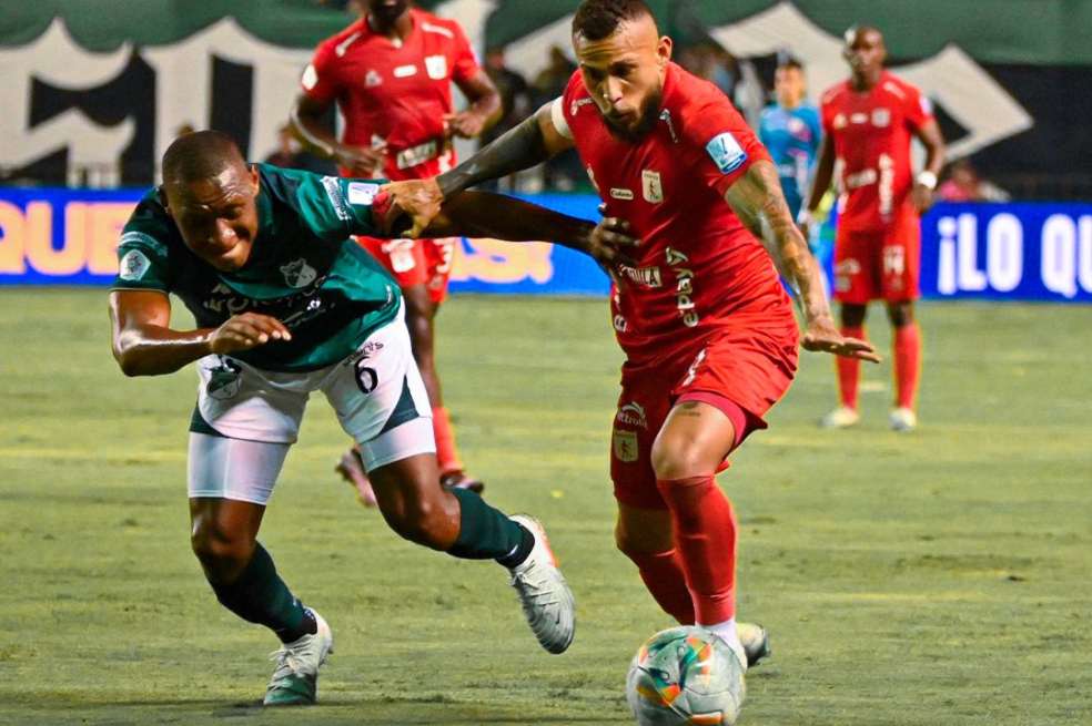Cali y América empatan en el segundo tiempo del clásico vallecaucano de la Liga BetPlay.