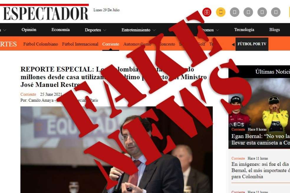 Noticia falsa