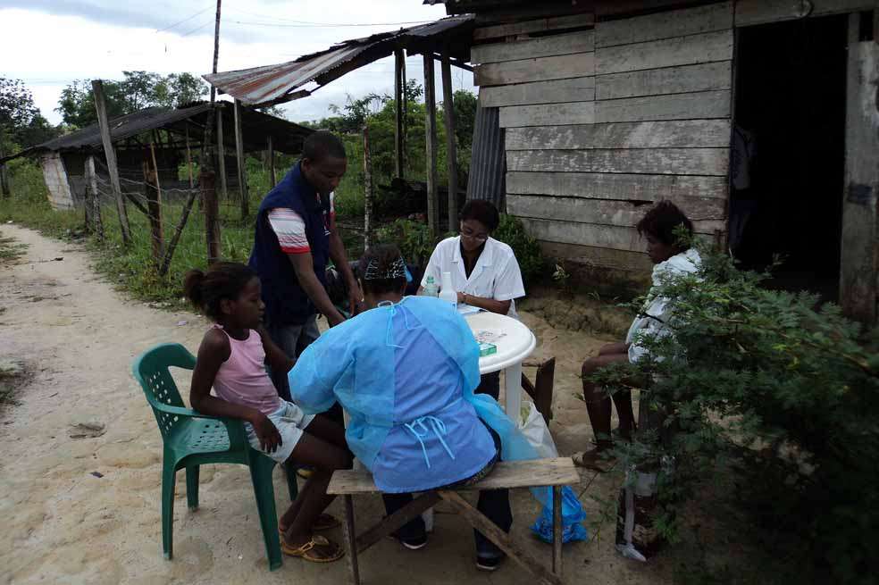 El programa instaló 60 nuevos puestos de diagnóstico rápido de la enfermedad. / Fotos: Proyecto Malaria Colombia 2010-2015