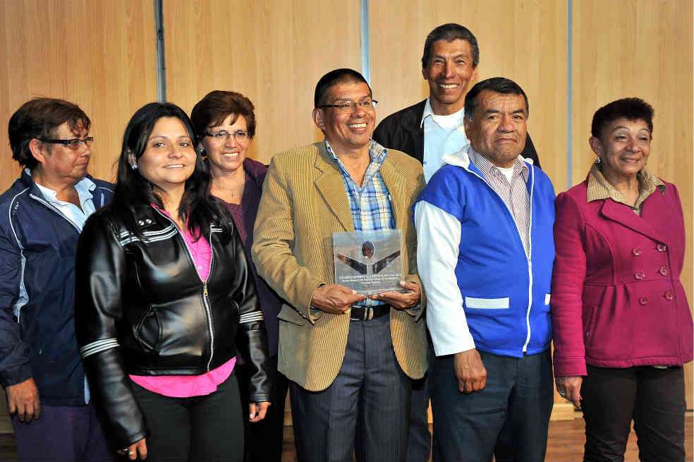 La Mesa Técnica de Trabajo Altos de la Estancia, en Ciudad Bolívar, fue la experiencia ganadora del reconocimiento de control social. /Fotos David Campuzano