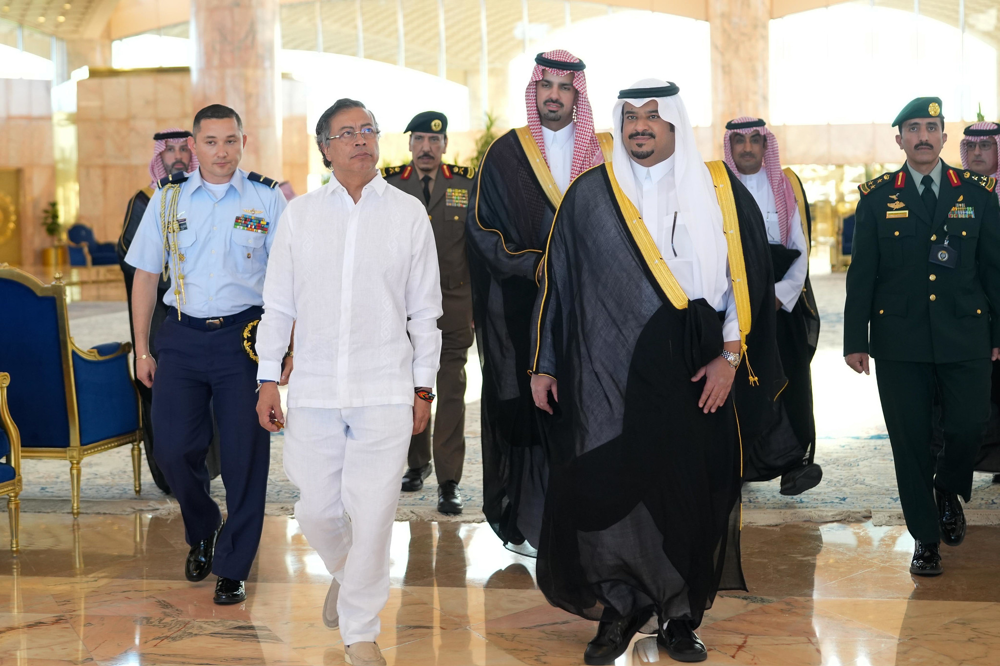 Presidente Gustavo Petro Arabia Saudita viajes de Petro