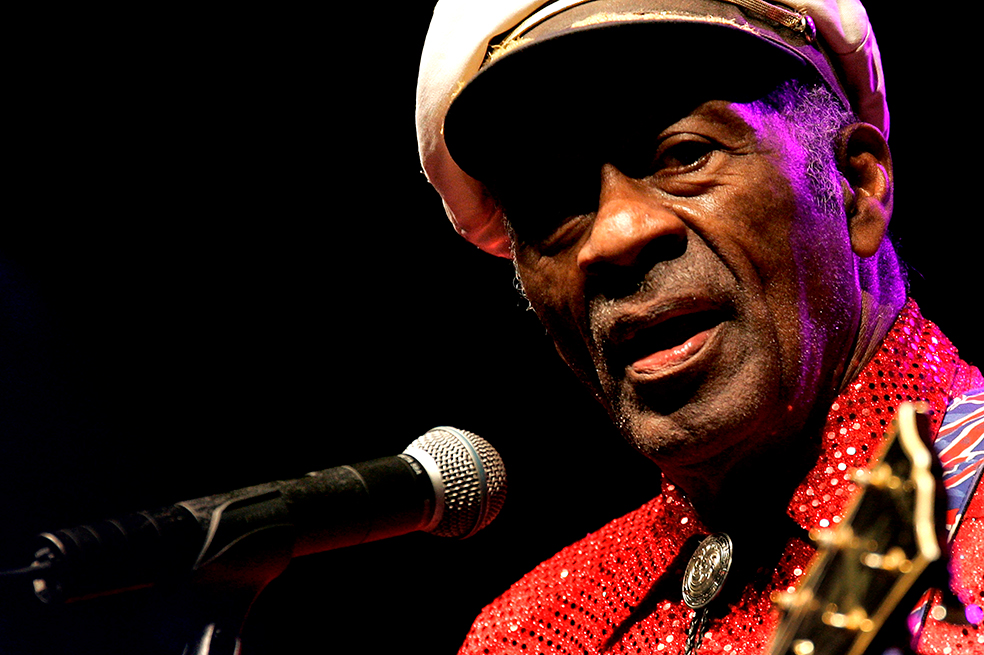 Chuck Berry en 2008. El músico falleció el 18 de marzo de 2017. / AFP