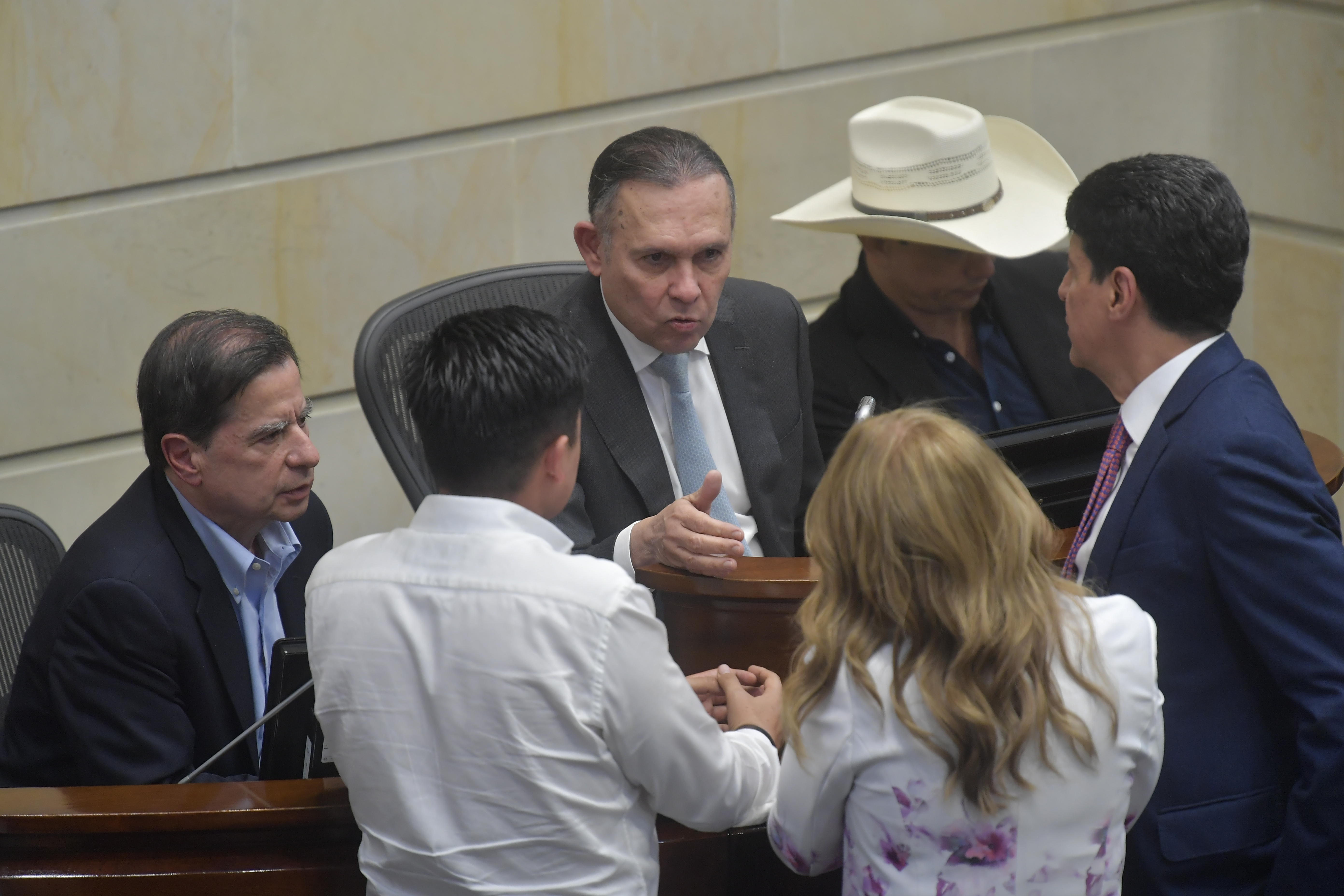 Sexto debate del acto legislativo, donde se aprobó el aumento de las transferencias al Sistema General de Participaciones en la plenaria del Senado.