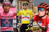 Egan Bernal, Tadej Pogacar y Primoz Roglic, el duelo que sueña la Vuelta a España