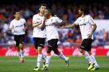 Dorlan Pabón anotó en el empate del Valencia ante el Valladolid