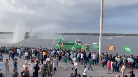 Así comenzó a operar el Riobus Karakalí sobre el río Magdalena, en Barranquilla