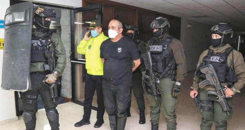 RESTRICTED TO EDITORIAL USE - MANDATORY CREDIT "AFP PHOTO / COLOMBIAN POLICE " - NO MARKETING - NO ADVERTISING CAMPAIGNS - DISTRIBUTED AS A SERVICE TO CLIENTS
/ RESTRICTED TO EDITORIAL USE - MANDATORY CREDIT "AFP PHOTO / COLOMBIAN POLICE " - NO MARKETING