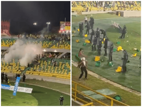 Por desmanes en partido del Real Cartagena se suspendió el partido; hubo un herido
