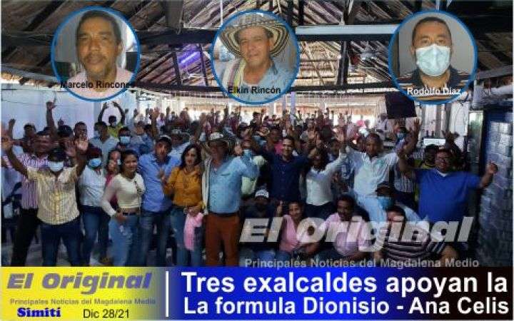Así reseñó el medio El Original la reunión política de apoyo a la candidatura de Dionisio Maury en Simití.