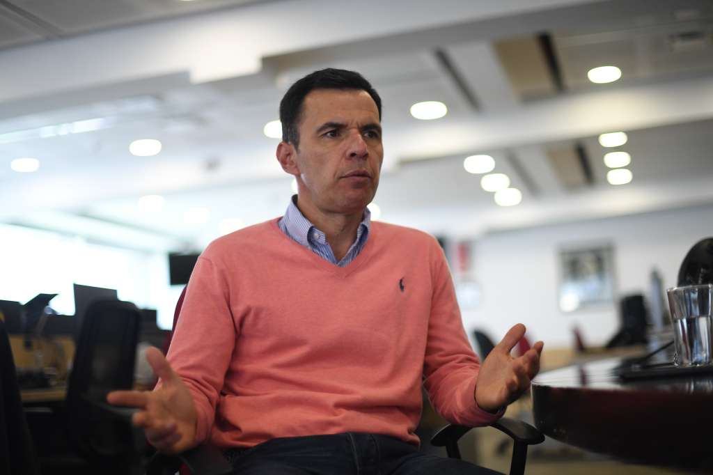 Veedor distrital durante entrevista a El Espectador