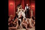 Heidi Klum se rodea de modelos desnudos