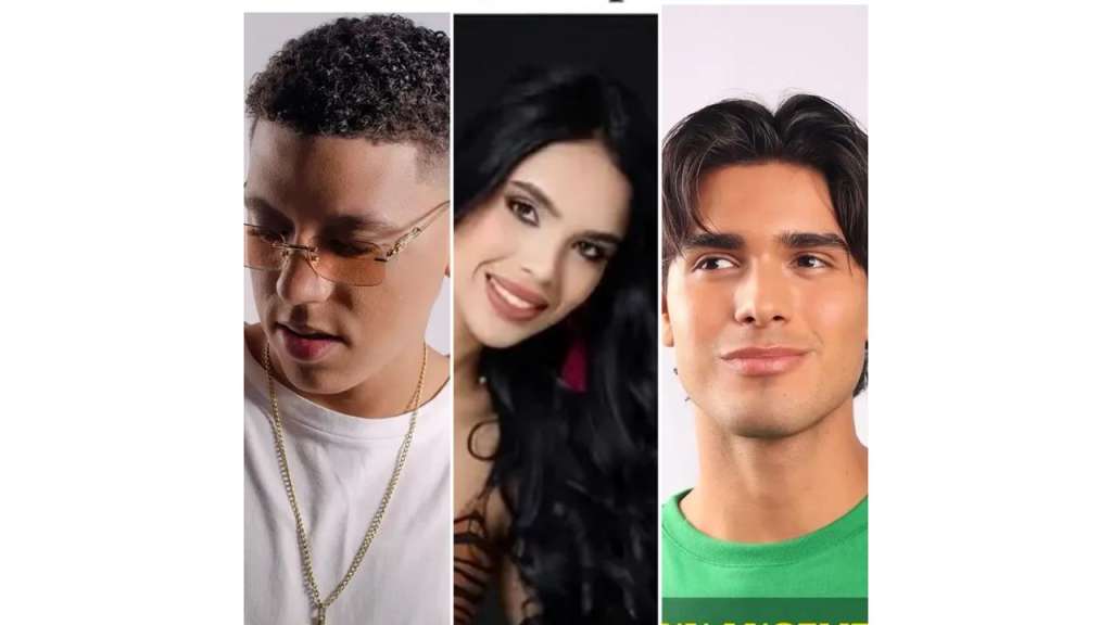De izquierda a derecha: Dj Marlon Pérez, la reina Valentina Sandoval (La reina del deporte) y Cristhian Aníbal Teixeira ( Míster Teen Turismo La Guaira 2026) tres víctimas en Venezuela