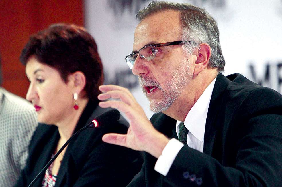 El pasado viernes, Iván Velásquez y la fiscal general de Guatemala, Thelma Aldana, anunciaron que miembros de “La Línea” habían sido recapturados. / EFE