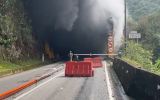 Túnel Quebrada Blanca, afectado tras accidente en Vía al Llano, cerraría durante 3 meses