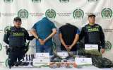 Cayeron en Puente Aranda: dos hombres fueron capturados transportando material de guerra