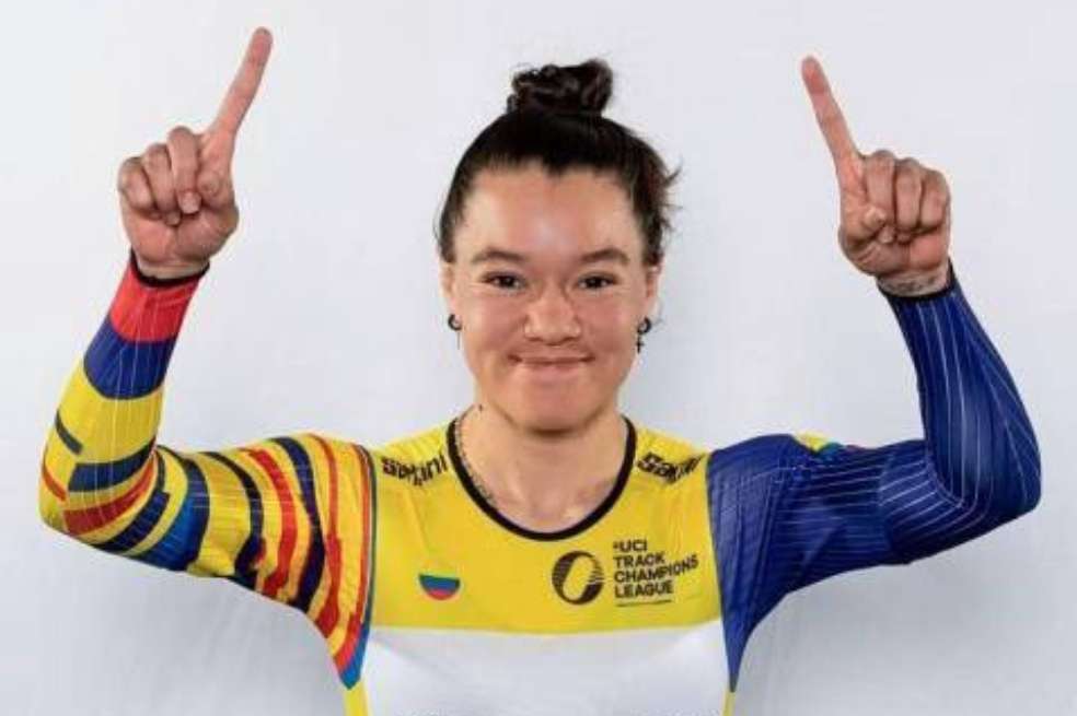 La colombiana Martha Bayona ganó el keirin en la primera válida de la UCI Track Champions League.