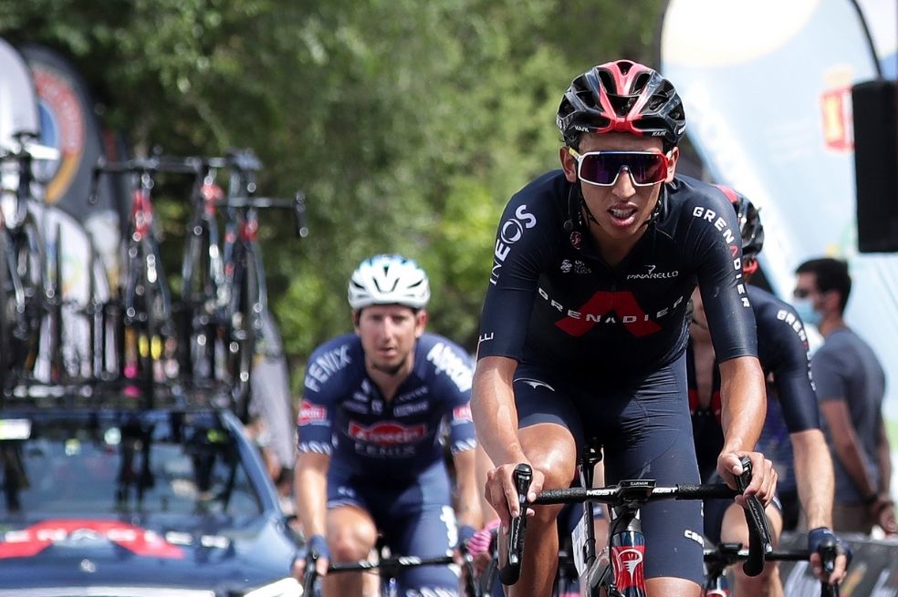 Egan Bernal durante la Vuelta a Burgos 2021.