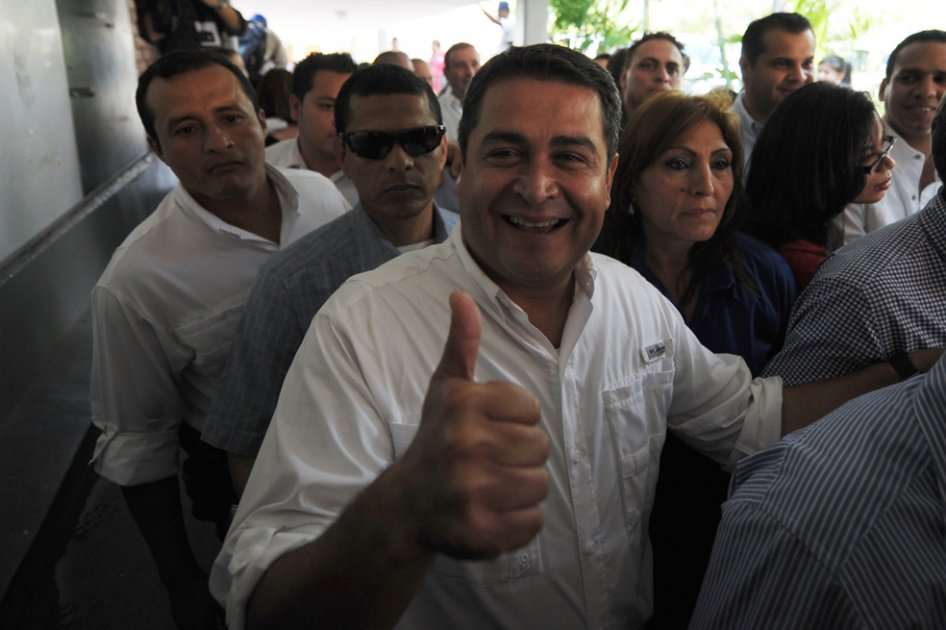 Juan Orlando Hernández.