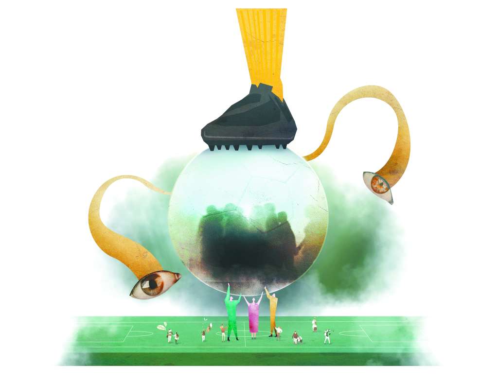 Texto sobre fútbol y política.