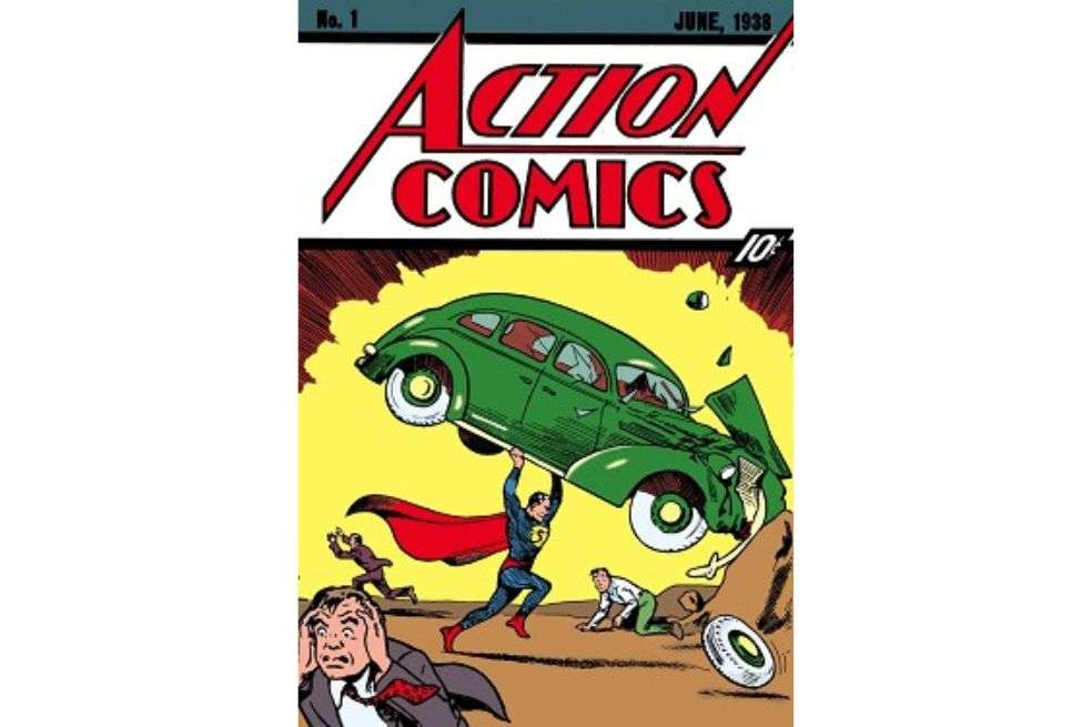 Portada de “Action Comics #1”, historieta de Superman que fue vendida por US$1,5 millones en una subasta que se realizó en Estados Unidos.