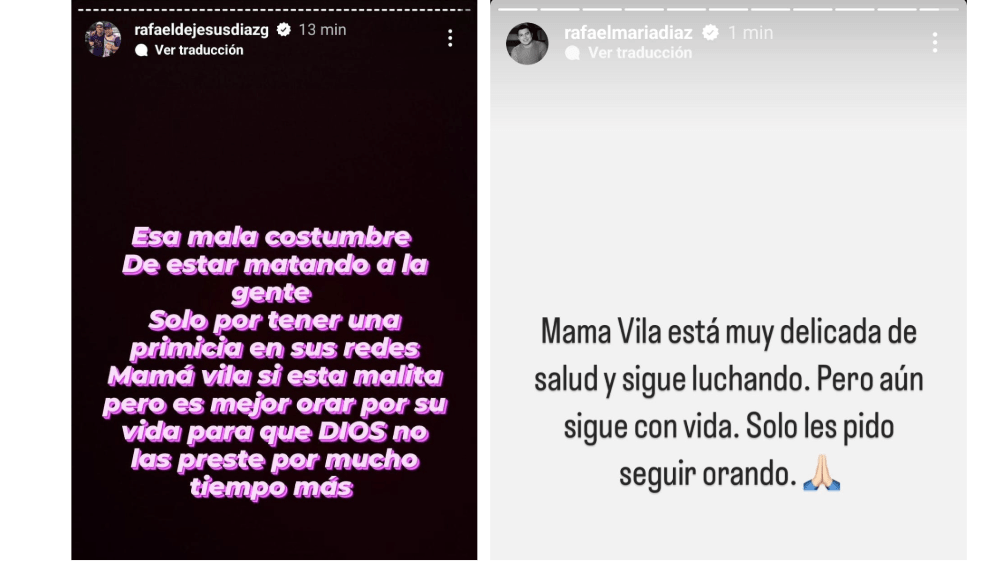 Hermanos de Diomedes Díaz desmintieron muerte de ‘Mamá Vila’, su progenitora