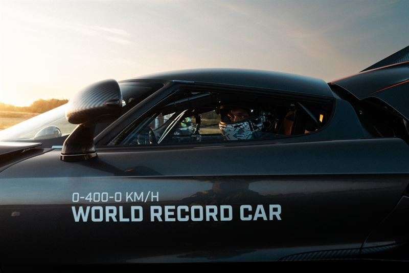 Koenigsegg Jesko Absolut vuelve a imponer el récord mundial de 0 a 400 km/h